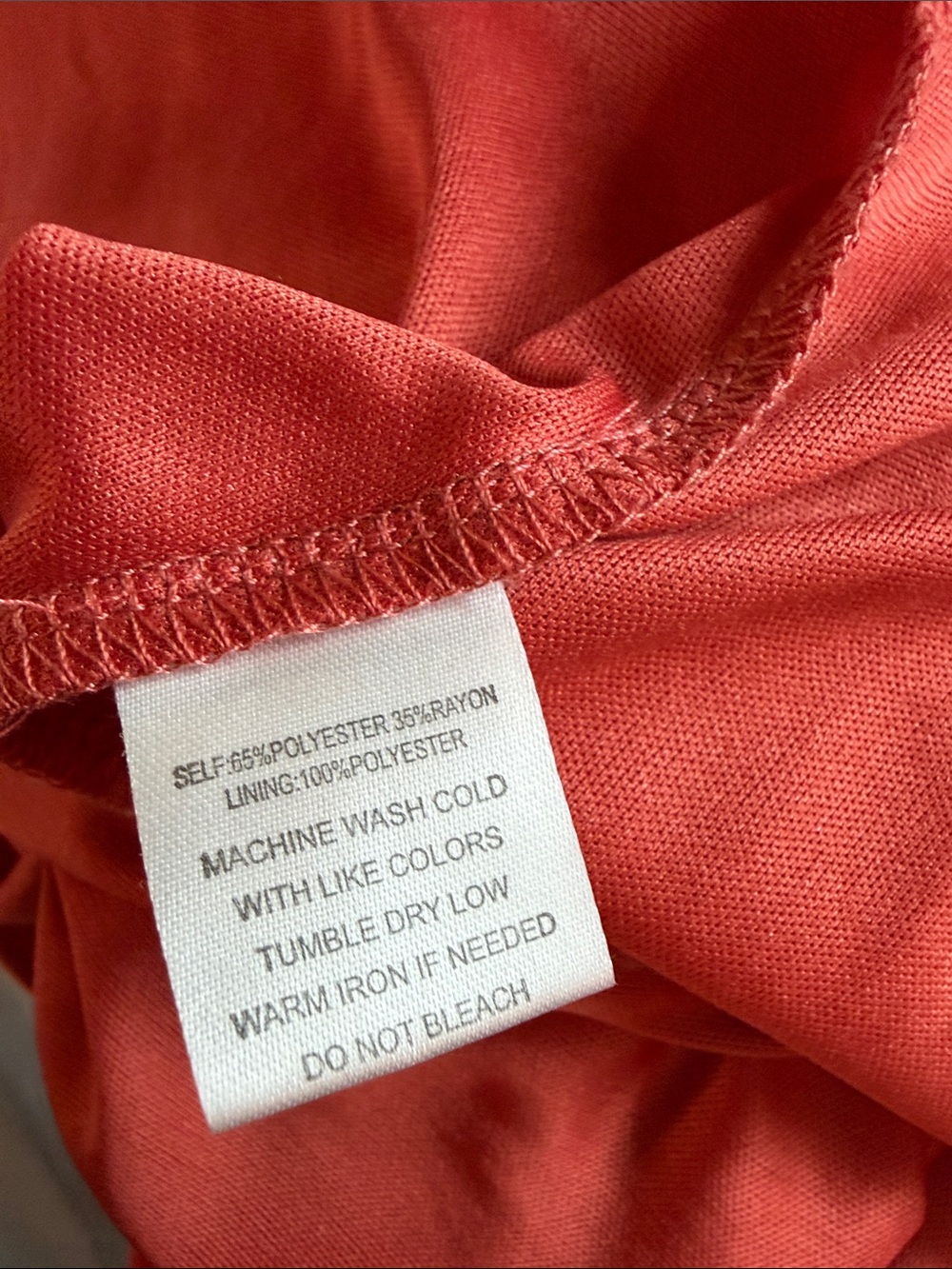 Flowy Ruffled Midi Dress in dark coral 2666 - Picture 3 of 3